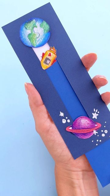 Creative Paula on Instagram: "🌎🪐🚀 cute diy slider card! #becreative #diycard #cutegiftideas" Sliding Card Diy, Slide Card Diy, Sliding Card Tutorials, Sliding Paper Craft, Interactive Childrens Books, Pop Up Slider Card, Pull Cards Diy, Sliding Card, Interactive Card