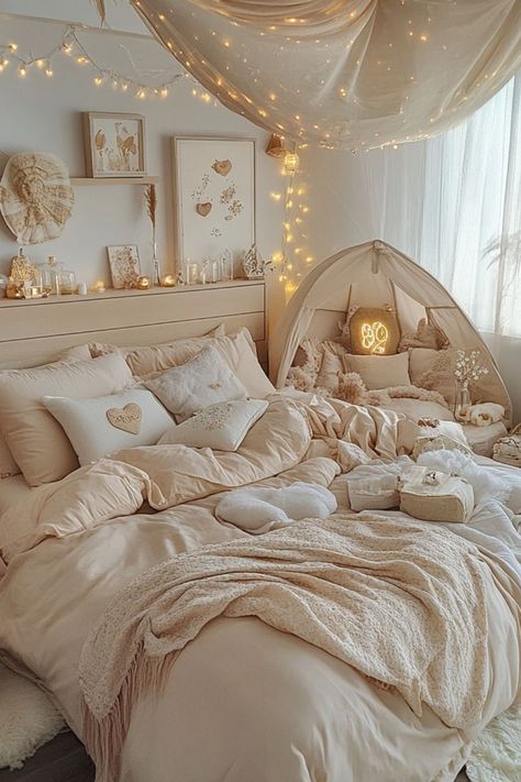 Design a calming bedroom with soft pastel colors and cozy textures for a serene feel. #PastelBedroom #CalmInteriors #BedroomAesthetic Pastel Pink Bedroom Aesthetic, Soft Pastel Bedroom, Pastel Bedroom Aesthetic, Pastel Pink Bedroom, Pastel Aesthetic Bedroom, Pink Bedroom Aesthetic, Pastel Bedroom, Bedroom Aesthetics, Calming Bedroom