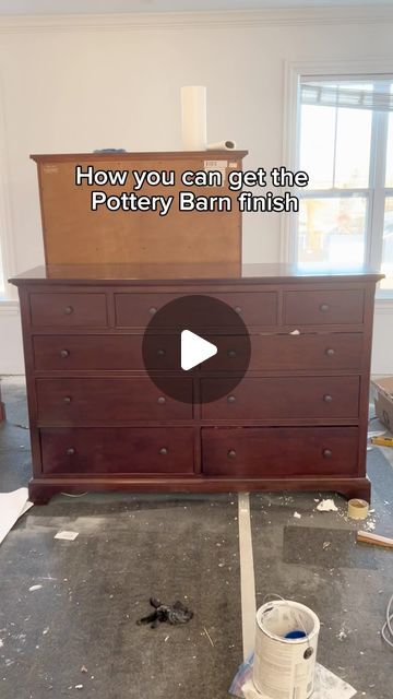 Furniture Makeovers and Flips | Home DIY | Emilie on Instagram: "Follow for more DIYs and Furniture transformations. ⬆️  How I got the looks and supplies used: ⬇️  1. Start by cleaning the surface with a TSP degreaser to remove any dirt or grease. I like to use crud cutter cleaner. 2. Sand the surface with 220-grit sandpaper to smooth it out. 3. Apply a water-based primer, such as one from Kilz, using a paint roller or spray can.  4. Once the primer is dry, paint the surface in your chosen neutral beige color. Sherman Williams stone lion in a satin finish.  5. After the paint has dried completely, apply a glaze from Rustoleum in Java Brown using a chip brush, spreading it thinly. 6. Use a large deck brush to spread out the glaze evenly. 7. For added texture, use a hand held broom spreading Restore Wood Furniture, Flip Furniture, Glazing Furniture, Sherman Williams, Condo Bedroom, Restore Wood, Stone Lion, Painted Furniture Colors, Building Business