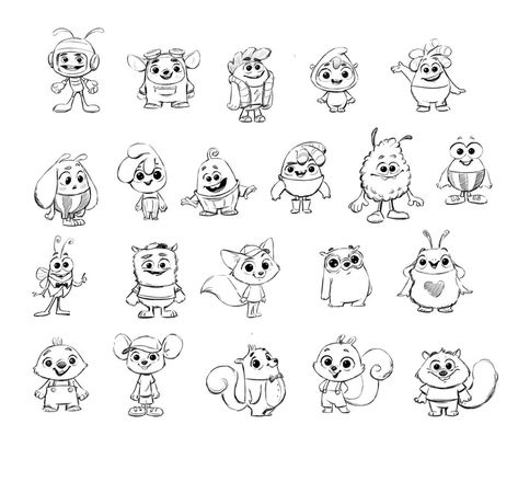 Cute Monsters Drawings, Drawing Characters, Character Design Illustration, Simple Character, Graphic Design Tutorials Learning, Drawing Expressions, Cute Doodle Art, Iphone Wallpaper Girly, Cute Monsters