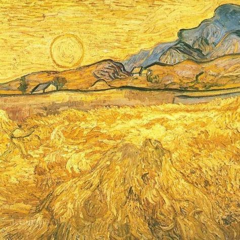 Aesthetic Header, Hufflepuff Aesthetic, Arte Peculiar, Yellow Theme, Wheat Fields, Van Gogh Paintings, Mia 3, Yellow Wallpaper, Yellow Aesthetic