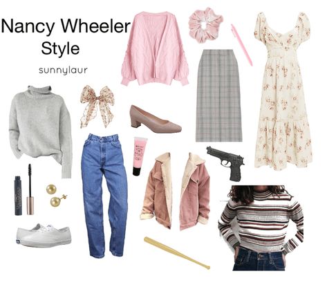 Nancy Wheeler Stranger Things, Stranger Things Halloween Costume, Stranger Things Style, Stranger Things Cosplay, Convention Outfits, 80s Inspired Outfits, Eighties Style, 70s Inspired Outfits, Stranger Things Outfit