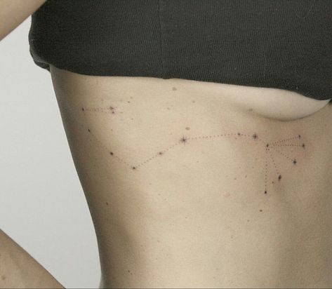 Libra Star Constellation Tattoo, Libra Star Constellation, Star Constellation Tattoo, Libra Constellation Tattoo, Tattoo Ribs, Aquarius Constellation Tattoo, Aries Constellation Tattoo, Virgo Constellation Tattoo, Libra Star