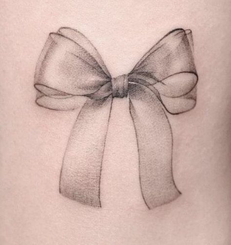 Pretty Bow Tattoo, Heart With Bow Tattoo, Bow Above Knee Tattoo, Bow On Hip Tattoo, Bow Tie Pasta Tattoo, Bow Lower Back Tattoo, Bow Tie Tattoos For Women, Bow Hip Tattoo, Bow Tramp Stamp Tattoos