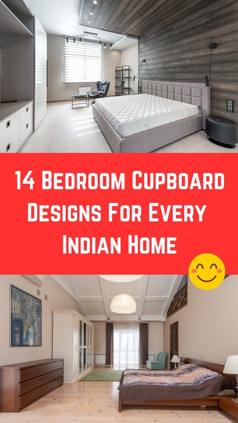 14 Bedroom Cupboard Designs For Every Indian Home Indian Bedroom Cupboard Designs, Indian Style Wardrobe Design, Indian Cupboard Design For Bedroom, Indian Cupboard Design, Full Height Mirror, Indian Style Bedroom, Bedroom Indian, Dressing Unit, Indian Bedroom