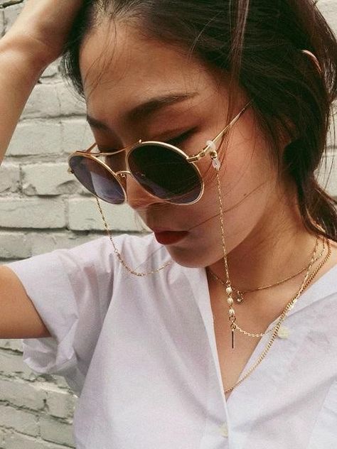 Thelma sunglass chain Eyewear Chain, Best Sunglasses, Glasses Strap, Cute Sunglasses, Mask Chain, Cute Glasses, Sunglass Chain, Eyeglass Chain, Glasses Chain