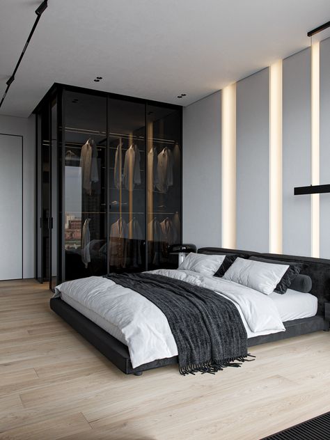 Luxury Closets Design, Small Room Design, Minimalist Room, Modern Bedroom Design, Room Design Bedroom, Bedroom Refresh, Room Makeover Bedroom, Home Room Design, Apartment Interior