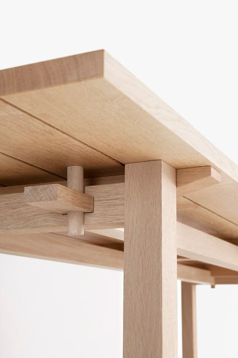 nikari brings traditional nordic cabinetmaking to stockholm furniture fair Japanese Joinery, Japanese Furniture, Wood Joints, Wood Joinery, Plywood Furniture, Design Del Prodotto, Woodworking Plans Free, Furniture Details, Woodworking Furniture