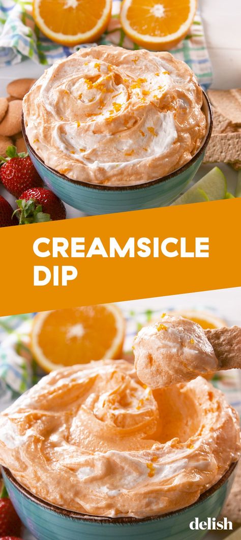 Orange Creamsicle Dip, Creamsicle Dip, Orange Creamsicle Fluff, Orange Creamsicle Dessert, Orange Dip, Fluff Dip, Orange Fluff, Dessert Dip, Fruit Dips Recipes