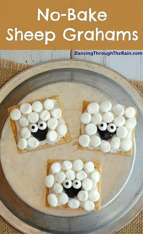 40 Homemade Snacks for Kids That Are Smile-Approved and Will Simplify Your Life Sunday School Snacks, Preschool Cooking, Timmy Time, Quick Treats, Youth Camp, Preschool Snacks, Edible Crafts, Summer Craft, Animal Cookies