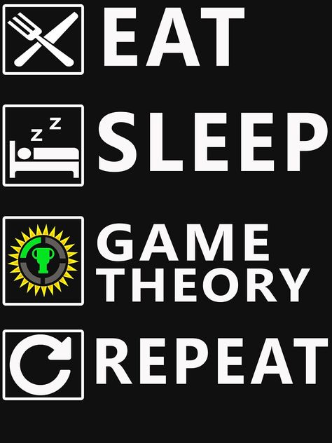 "Eat Sleep Game Repeat - Christmas And Birthday Gift Ideas for Theories Lovers and Game Nerds" Lightweight Hoodie by GameTheoryShop | Redbubble Game Theory Aesthetic, Game Theory Wallpaper, Matt Patt, Eat Sleep Game Repeat, Youtube Memes, My Daily Routine, Fun Images, Game Theory, I Can Relate