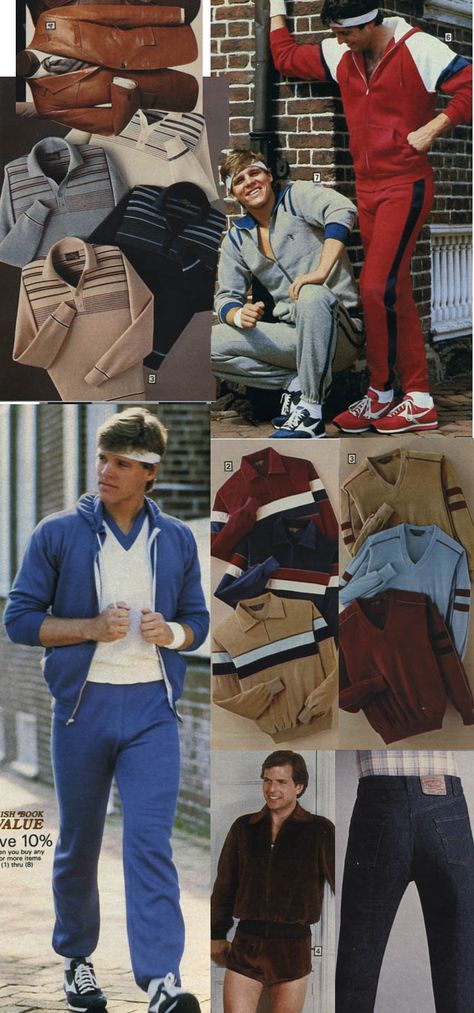 BAHAHAHAHA!!!!! 1983 Sears Christmas catalog - men's clothes 1983 Mens Fashion, Aesthetic Outfits 80s, 80s Fashion Denim, 1980s Mens Fashion, 80s Punk Fashion, 80s Mens Fashion, 1980's Style, 80s Fashion Men, Musical Costumes