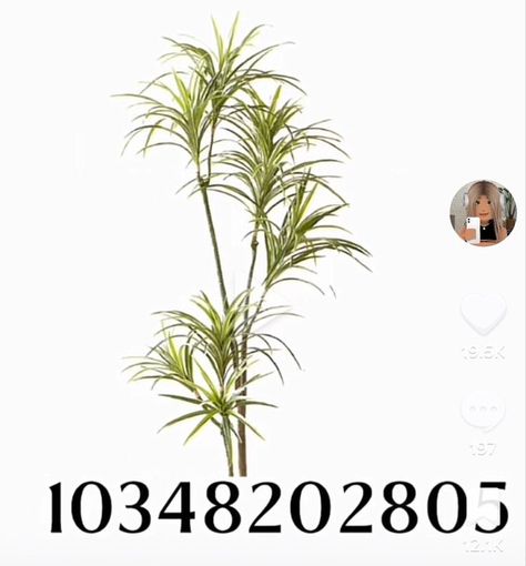 Blox Burg Plant Decal, Bloxburg Codes For Plants, Wall Bloxburg Codes, Plant Decals Bloxburg Codes, Bloxburg Palm Tree Decal, Palm Tree Decals Bloxburg, Bush Decals Bloxburg, Bloxburg Bushes Decals, Tree Decals Bloxburg