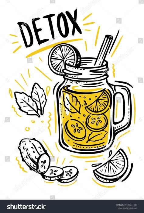 Sketch illustration of Detox water. #Ad , #AD, #illustration#Sketch#water#Detox Water Sketch, Wedding Ring Vector, Wine Icon, Water Vector, Juice Bar Design, Feather Icon, Chalkboard Vector, Light Bulb Vector, Fish Icon