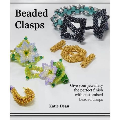 Beaded Clasps Tutorial, Book Closures, Beaded Clasp, Beaded Toggle Clasp, Flag Beads, Seed Bead Bracelet Patterns, Beaded Necklace Patterns, Beading Patterns Free, Beaded Bracelets Tutorial