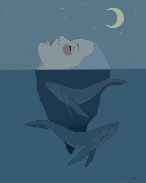 Nepenthe on Instagram: “"Some people survive and talk about it. Some people survive and go silent. Some people survive and create. Everyone deals with unimaginable…” 52 Hertz Whale, Whale Painting, Whale Art, Wonderful Picture, Creature Feature, Night Art, Anime Sketch, Line Art Drawings, Sky Aesthetic