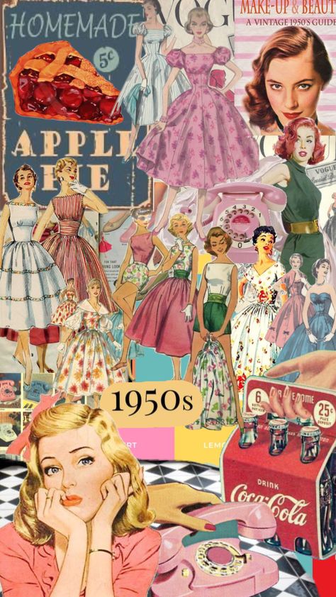 #vintage #50s #fashion 50s Aesthetic Outfits, 1950s Fashion Aesthetic, 1950s Background, 1950s Aesthetic Fashion, 50s Vintage Aesthetic, Vintage 50s Fashion, Vintage 1950s Aesthetic, 1950s Aesthetic, 50s Vibes