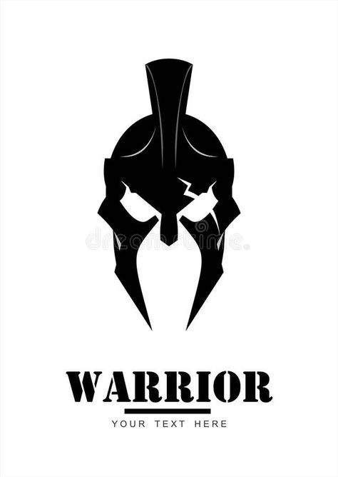 Warrior Logo, Trojan Mascot, Sparta Centurion Stock Illustration - Illustration of helmet, icon: 171096911 Sparta Helmet Tattoo, Trojan Warrior Tattoo, Warrior Helmet Tattoo, Warrior Logo Design Ideas, Spartan Helmet Logo, Trojan Tattoo, Warrior Logo Design, Spartan Logo Design, Warriors Logo