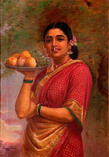 Ravivarma Paintings, Ravi Varma, Raja Ravi Varma, Academic Art, Indian Woman, Indian Artist, Indian Paintings, Indian Art Paintings, Painting Gallery