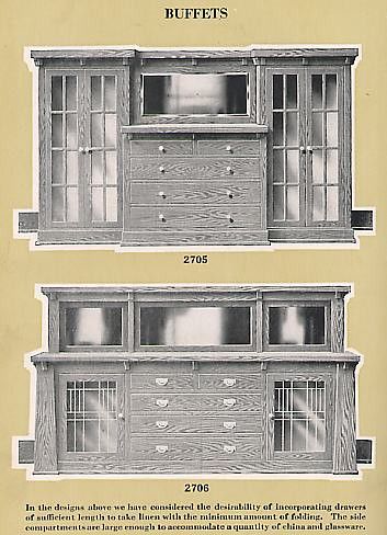 Universal Millwork 1920 - Buffet | Built in Buffets | Daily Bungalow | Flickr Buffet Built In, 1920 Bungalow, 1920 House, Vintage Brochure, Craftsman Dining Room, Craftsman Interiors, Dining Room Built In, Built In Buffet, Bungalow Interior