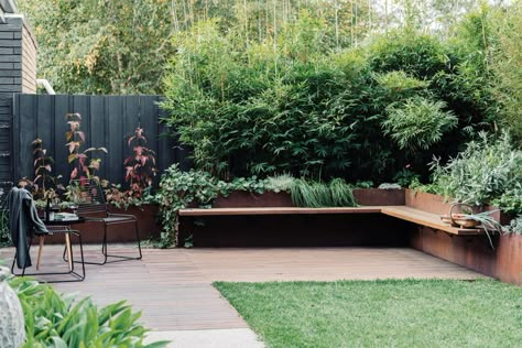 Dream Come True | green magazine Ideas Terraza, Metal Garden Beds, Screen Plants, Australian Garden, Small Courtyards, Family Garden, Garden Oasis, Courtyard Garden, Back Garden