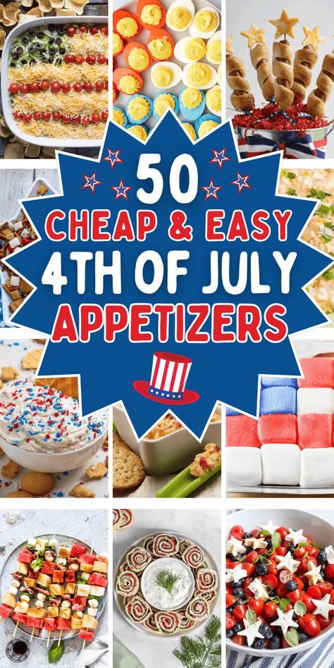 Patriotic Appetizers, July 4th Appetizers, 4th Of July Appetizers, July Appetizers, 4th July Food, Patriotic Food, Patriotic Desserts, Appetizers For A Crowd, Chips Ahoy