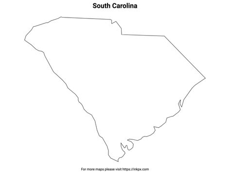 United States Map, State Outline, State Map, Us Map, Word Art, South Carolina, Map, Quick Saves