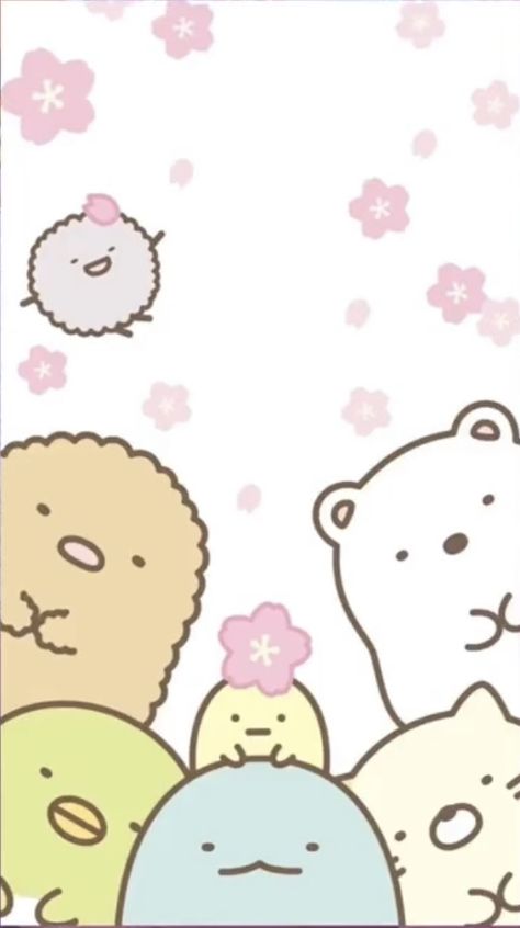 Kawaii Cloud Wallpaper, Sumikko Gurashi Wallpaper, Sumiko Gurashi, Pink Clouds Wallpaper, Kpop Iphone Wallpaper, Iphone Lockscreen Wallpaper, Sumikko Gurashi, Cloud Wallpaper, Sanrio Wallpaper