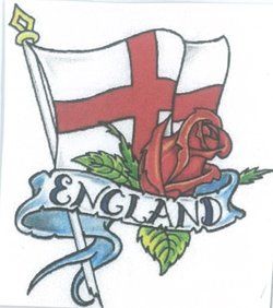 Red Rose Tattoos, Rose Tattoo Men, England Tattoo, England Fc, Leo Tattoo, Skull Rose Tattoos, 3 Lions, Anthony Smith, Patriotic Tattoos