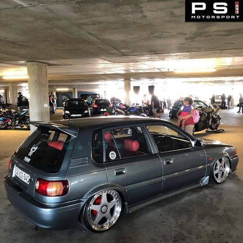 Toyota Conquest Modified, Toyota Tazz Modified, Toyota Conquest, Polo Modified, Vw Polo Modified, Toyota Tazz, Corolla Twincam, Baby Siting, Customized Cars