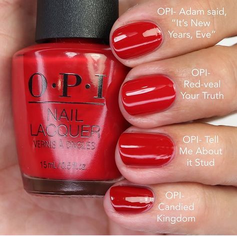 Opi Red-veal Your Truth, Red Veal Your Truth Opi, Fall Polish, Shellac Nail Colors, Opi Fall, Opi Red, Nails Pedicure, Girl Essentials, Red Polish