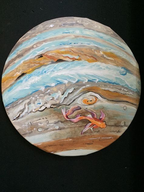 Jupiter Painting Acrylic, Jupiter Painting, Jupiter Drawing, Jupiter Art, Jupiter Wallpaper, Planets Jupiter, Jupiter Planet, Planet Painting, Planet Art