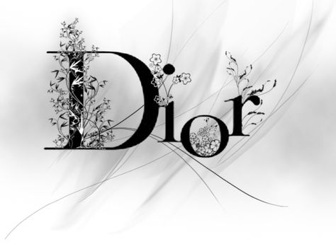 Dior Logo Art, Dior Logo Aesthetic, Christian Dior Wallpaper, Dior Wallpaper, Chanel Decor, Baby Dior, Iconic Wallpaper, Dior Logo, Decorative Books