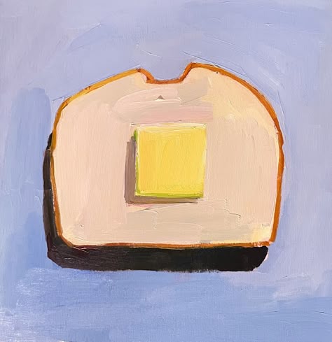 Bread and Butter | ERIKA LEE SEARS New Mommy, Food Painting, Crayon Art, Bread And Butter, Monoprint, Painting Art Projects, Book Art Drawings, Food Illustrations, Craft Inspiration