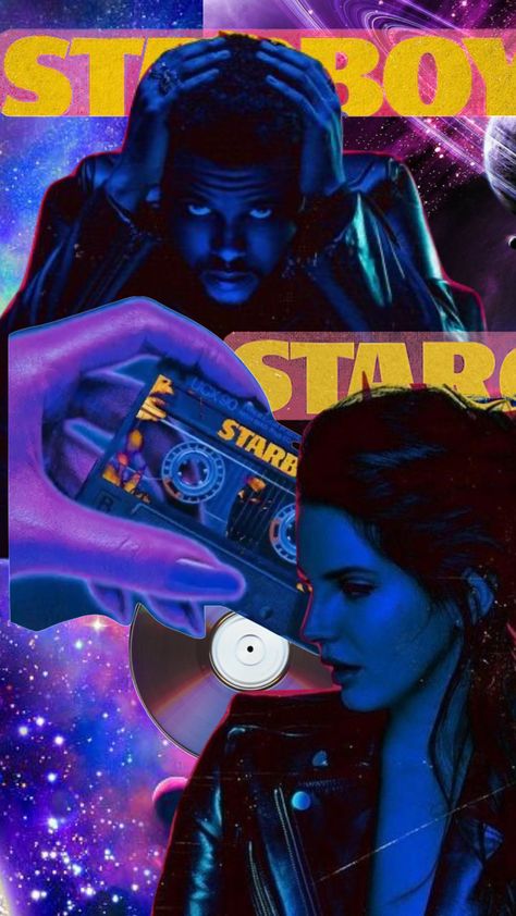 Starboy And Stargirl, Love Moodboard, Stargirl Interlude, Weeknd Poster, Posters On Wall Bedroom, The Weeknd Poster, Aesthetic Shuffles, Star Boy, Moodboard Aesthetic