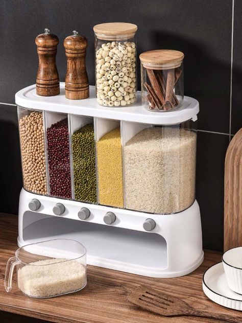 Food Spoilage, Rice Container, Rice Dispenser, Dry Rice, Cereal Containers, Rice Food, Cereal Dispenser, Food Dispenser, Mung Bean