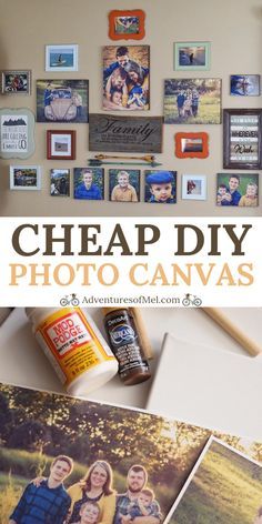 How To Transfer Photo To Canvas, Diy Photo Decor Ideas, Photo Decopage Ideas, Paper On Canvas Mod Podge, How To Transfer Pictures To Canvas Diy, Mod Podge Poster On Canvas, Modpog Pictures On A Canvas, Diy Crafts Pictures, Photo Modge Podge Ideas