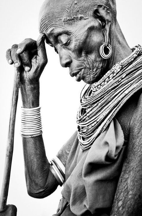 The Evolution of African Tribes by Matilda Temperley- HarpersBAZAARUK Afrique Art, Gumbo Recipe, African Proverb, Old Faces, African People, Foto Art, Gumbo, African Culture, African Beauty