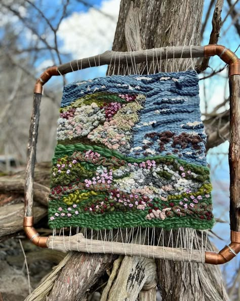 Ruined Castle, Driftwood Frame, Isle Of Skye Scotland, Deco Nature, Skye Scotland, The Isle Of Skye, Copper Frame, River Rocks, Burnt Sienna