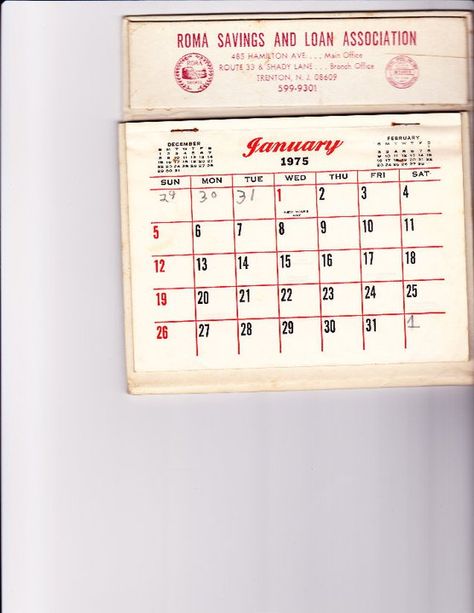 1975 wall calendar | bank calendar 1975 i remember in our house we usually had a calendar ... Vintage Calendar Aesthetic, Bank Calendar, Retro Calendar, Calendar Photography, Old Calendar, Retro Office Decor, Taco Man, Calendar Aesthetic, Aesthetic Calendar