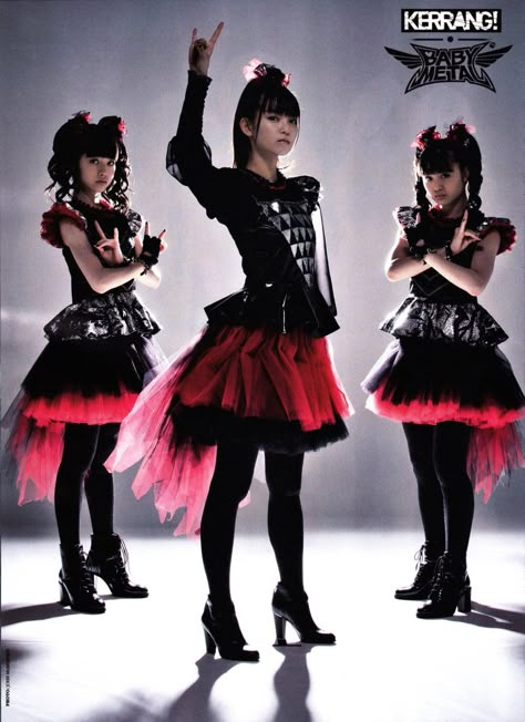 BABYMETAL　揺れる乙女心① | えんぷれSu　夢うつつ Yui Mizuno, Moa Kikuchi, Kawaii Metal, Japanese Kawaii, J Rock, J Pop, Love You, Japan, Concert