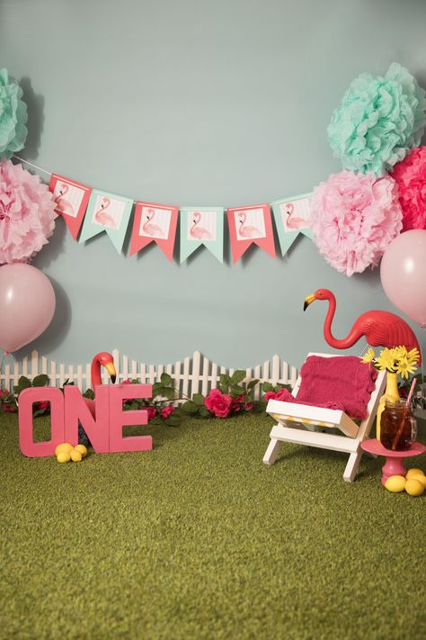 2 Set Digital Background/Backdrop of Flamingo First Birthday Pink/ Teal Setup Flamingo First Birthday, Bday Background, Studio Background Ideas, First Birthday Pink, Pink First Birthday, Baby Photography Backdrop, Birthday Background Design, Baby Backdrop, 1st Birthday Pictures