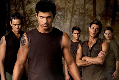 The Wolfpack Twilight Saga New Moon Movie, Twilight Wolf Pack, Twilight Images, Jacob Black Twilight, Twilight Jacob, Twilight Wolf, Twilight Saga New Moon, Twilight Saga Series, Twilight Cast