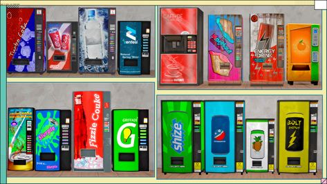 Sims 4 School, Download Sims, Sims 4 Patreon, Sims 4 Furniture, Sims 4 Teen, Natural Drinks, Vending Machine, Blog Design, Custom Content