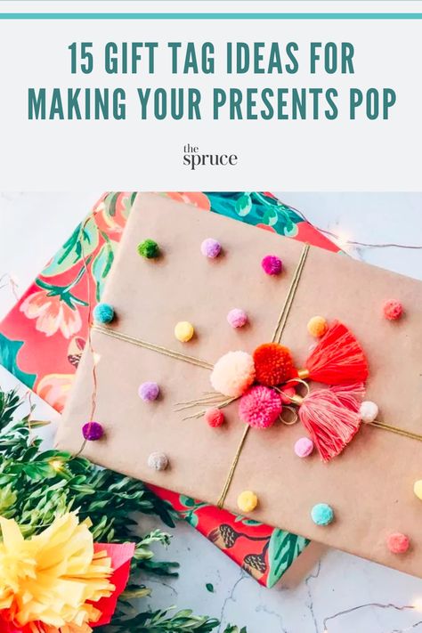 Make your presents pop with these nice DIY gift tag ideas. Present Toppers Diy, Christmas Present Toppers, Gift Topper Ideas, Gift Tag Ideas, Diy Gift Tag, Present Toppers, Diy Gift Tags, Toppers Diy, Diy Christmas Presents