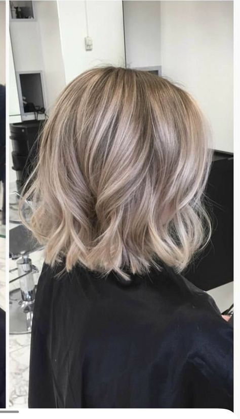 Longer Choppy Bob Hairstyles, Med Layered Haircuts Round Faces, Shoulder Length Hair Cuts For Thinner Hair, Blonde Highlights In Light Brown Hair, Fall Hair Styles 2023, Blonde Bob Highlights, Medium Hair Styles For Thick Hair, Blonde To Light Brown Before And After, Short Ash Blonde Hair