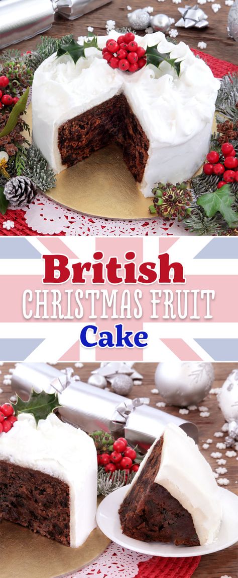 British Christmas Cake Recipe: Discover the joy of a classic Christmas cake recipe – a delightful blend of fruits, spices, and buttery goodness. Perfect for the holiday season! 🎄🍰 English Christmas Cake, English Christmas Cake Recipe, Traditional Christmas Cake Recipe, Christmas Cake Recipe Traditional, Best Christmas Cake Recipe, Holiday Fruit Cake, Easy Christmas Cake Recipe, Fruit Cake Recipe Christmas, Traditional Christmas Cake