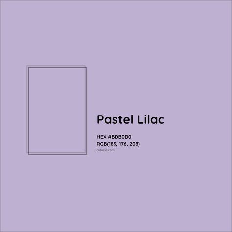 HEX #BDB0D0 Pastel Lilac Color - Color Code Cool Tone Purple, Soft Summer Light, Munsell Color System, Analogous Color Scheme, Rgb Color Codes, Rgb Color Wheel, Monochromatic Color Palette, Clear Winter, Pastel Lilac