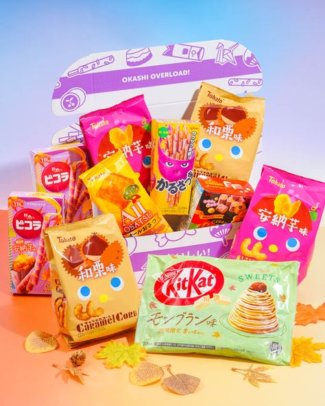 🍁 GIVEAWAY TIME! 🍁 Japanese Autumn snacks have arrived! Enter this giveaway for a chance to win this huge Autumn snacks haul from Japan! 😍👉 https://www.japancandybox.com/giveaway/  #japancandybox #japanesecandy #japanesesnacks #japanesefood #japanesesnack #japancandy Japanese Candy Packaging, Japanese Candy Box, Autumn Snacks, Tokyo Treat, Japanese Autumn, Japan Candy, Summer Giveaway, Fall Snacks, Tasty Snacks