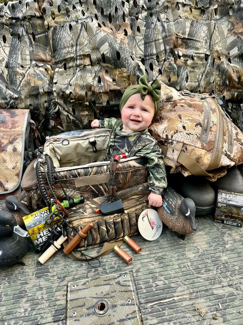 Hunting First Birthday Pictures, Duck Hunting Themed Birthday Party, One Lucky Duck Photoshoot, Duck Hunting Photoshoot, Hunting Baby Pictures, Duck Hunting First Birthday, Hunting Photoshoot, Duck Hunting Birthday, Baby Hunting